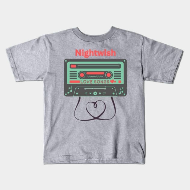 Classic cassette Nightwish Kids T-Shirt by Katab_Marbun